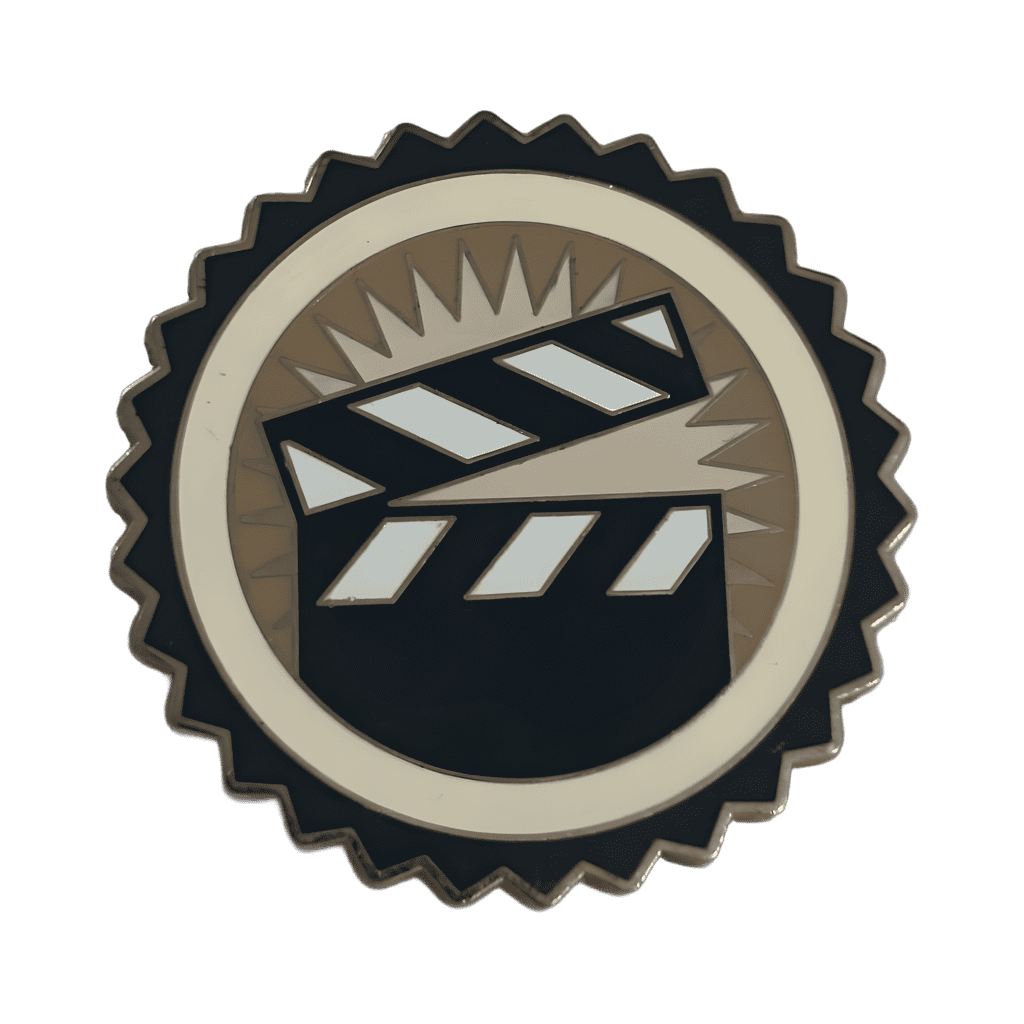 Clapboard Disney pin