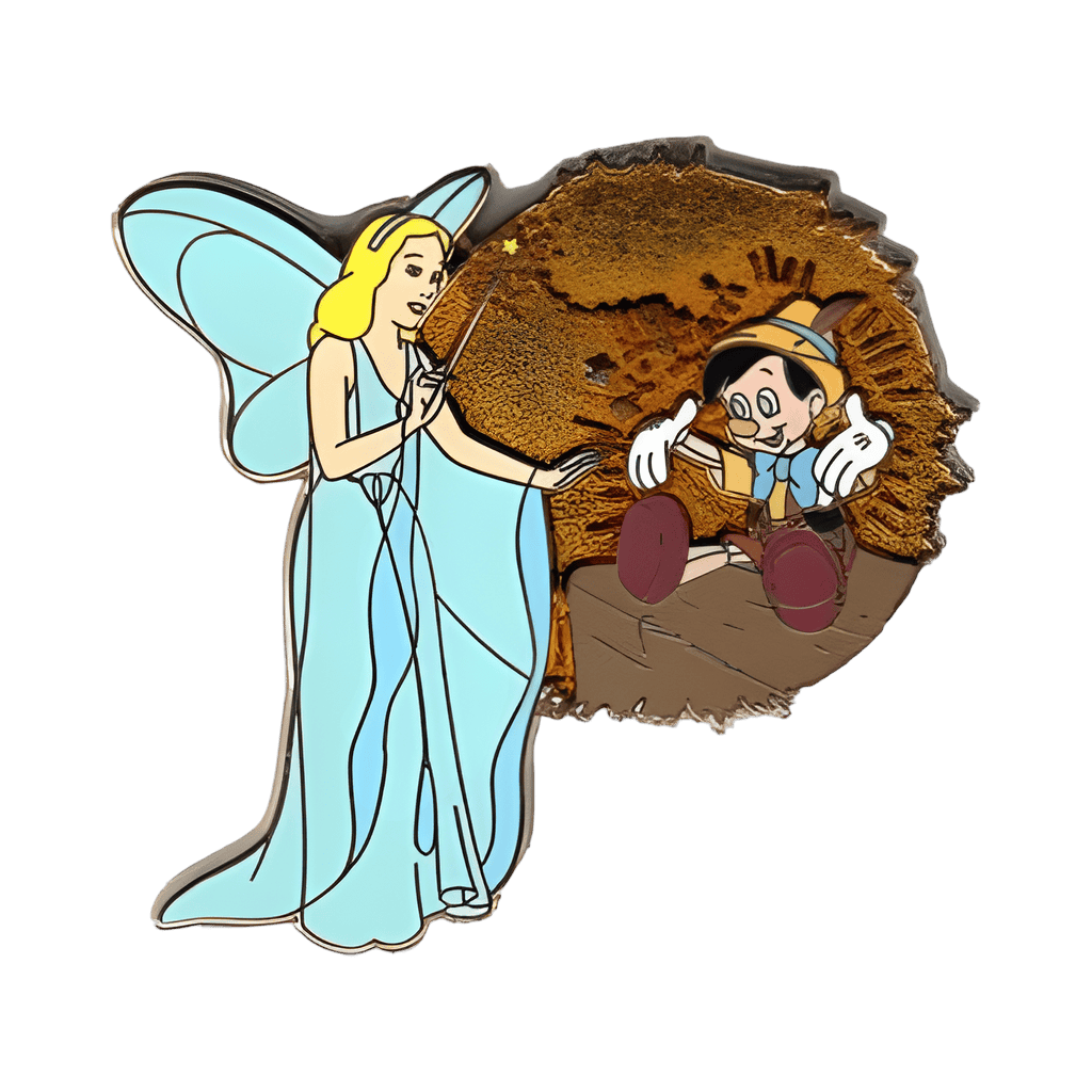 Disney Shopping - Movie Series Blue Fairy & Pinocchio Pin Disney pin