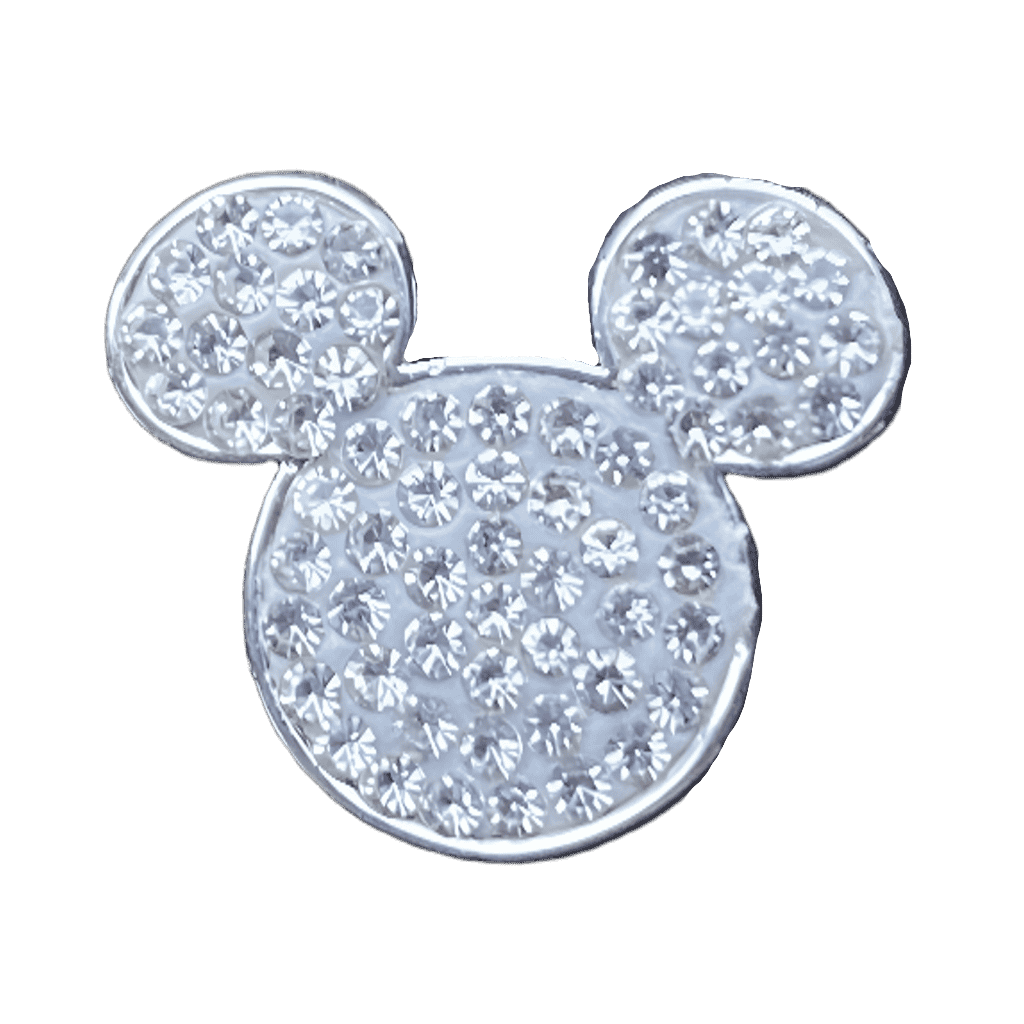 Pink Jeweled Mickey Icon Disney pin