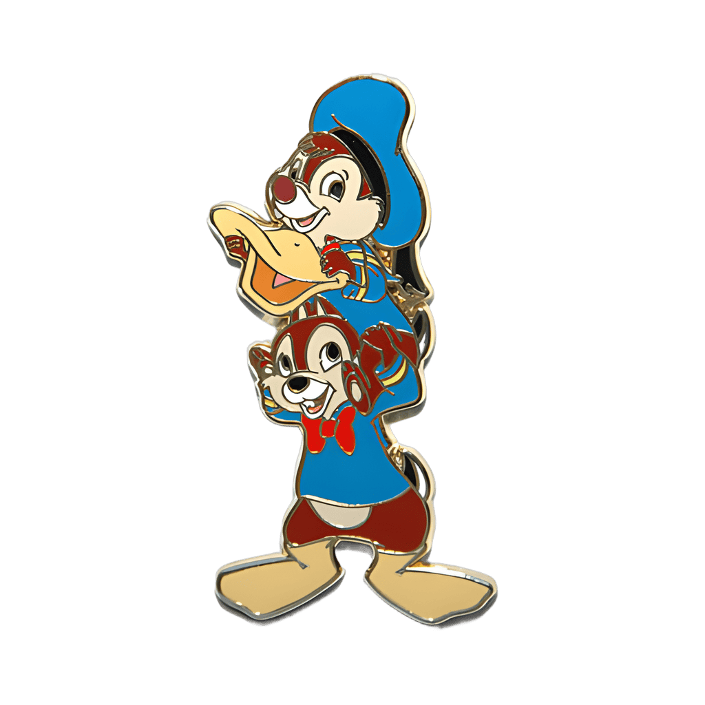Chip and Dale as Donald Duck Disney pin