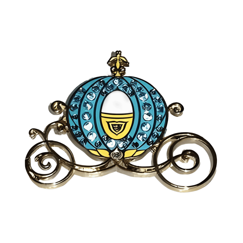 Cinderella's Carriage (Jeweled) Disney pin
