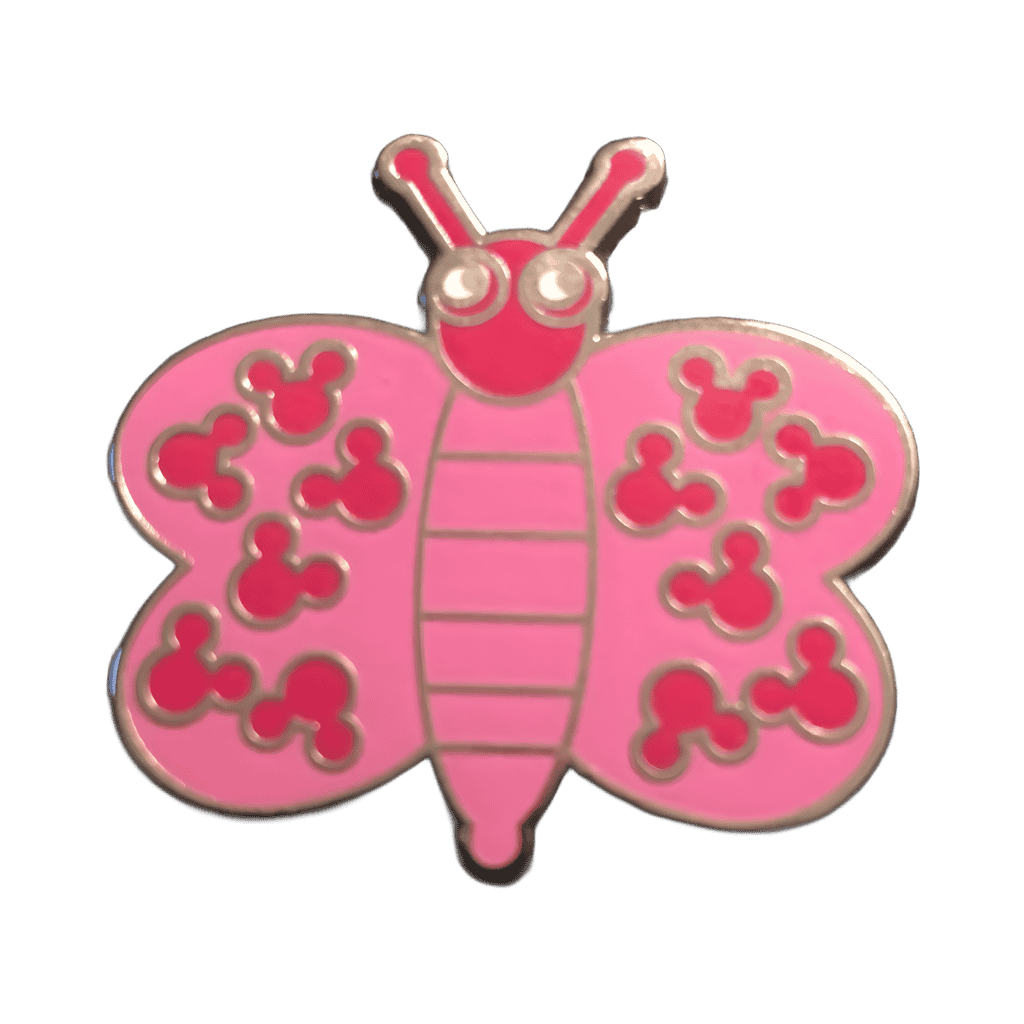 Pink Butterfly Disney pin