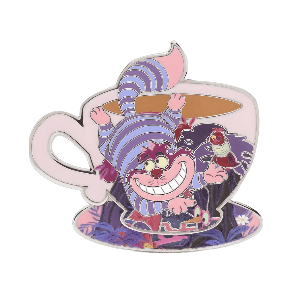 Cheshire Cat in Tulgey Wood Disney pin