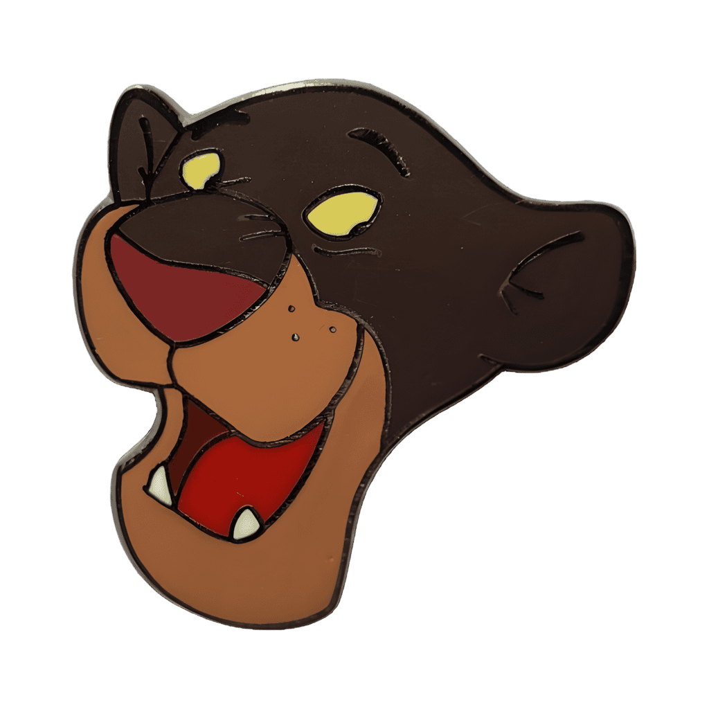 Bagheera Head Disney pin