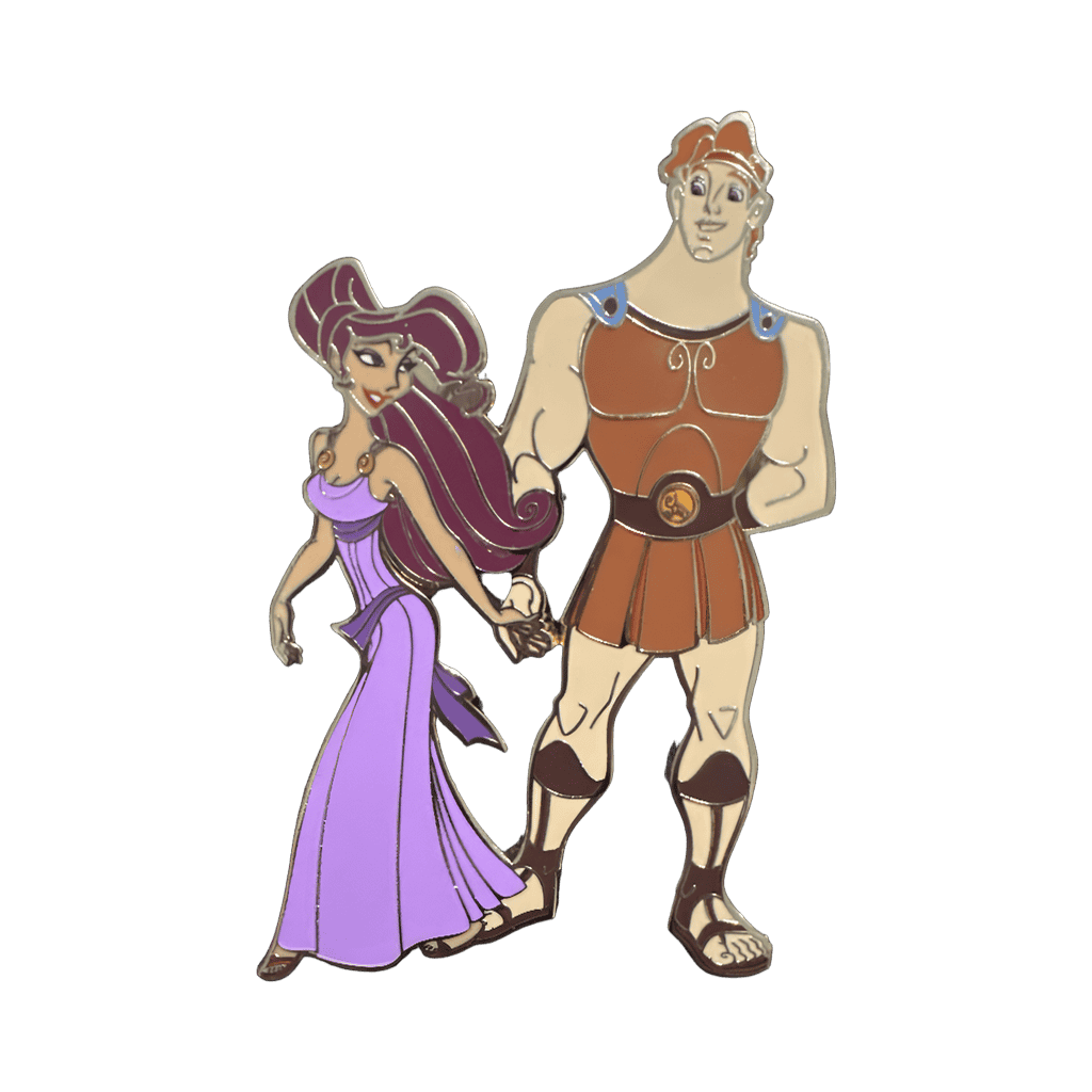 Hercules and Meg Disney pin
