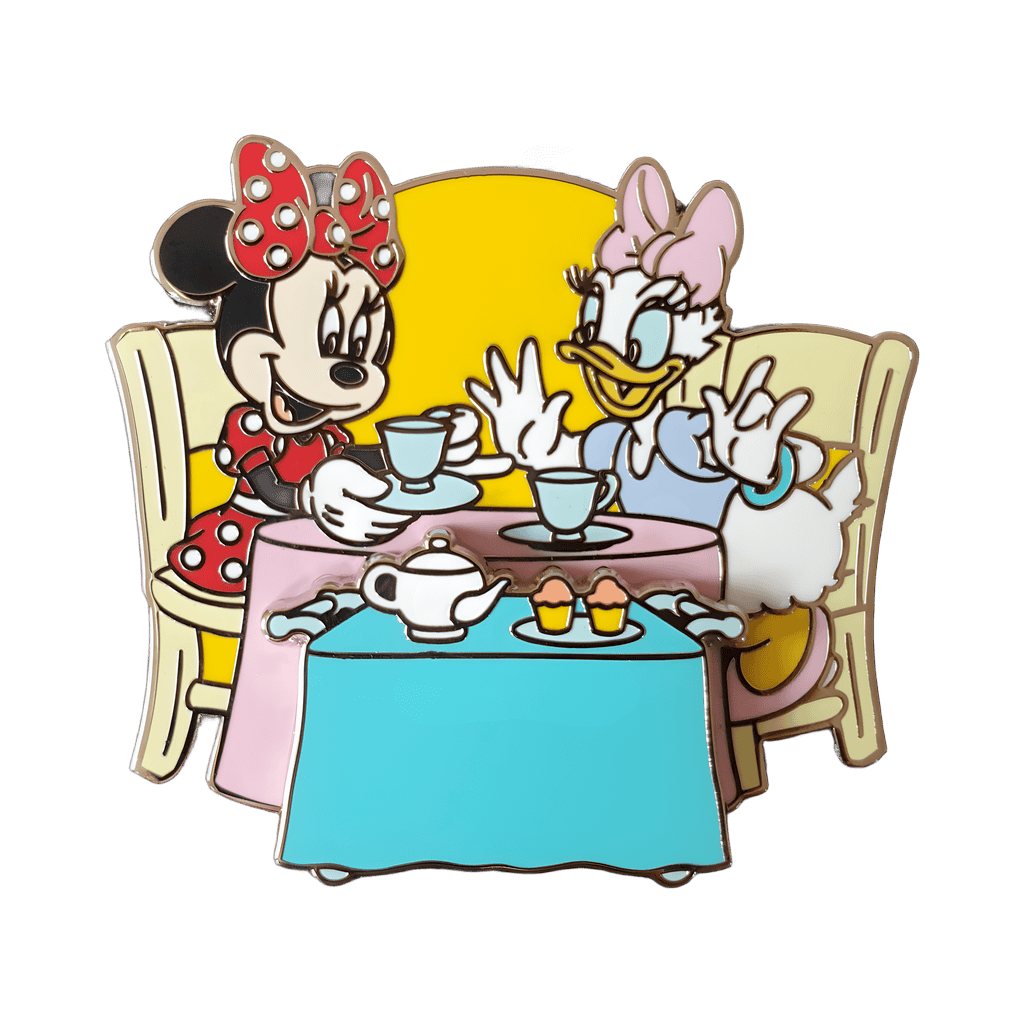 Minnie and Daisy Having Tea Disney pin