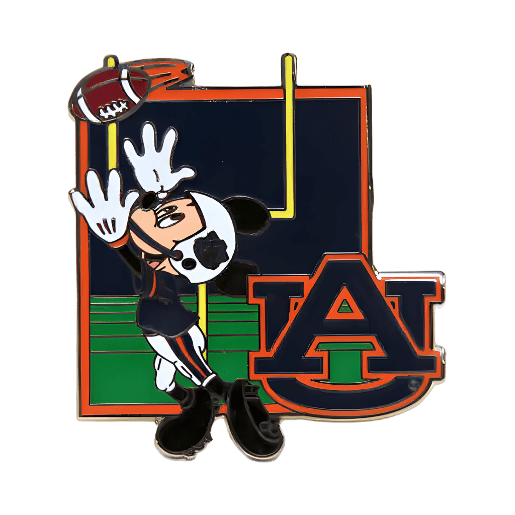 Auburn Tigers Football Disney pin