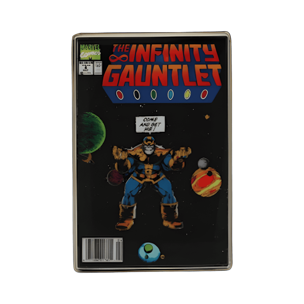 The Infinity Gauntlet Comic Book Cover Disney pin