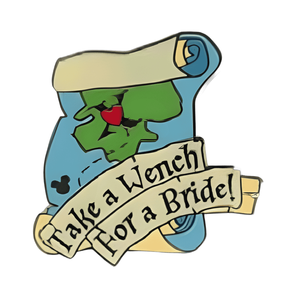 Take a Wench For a Bride! Disney pin