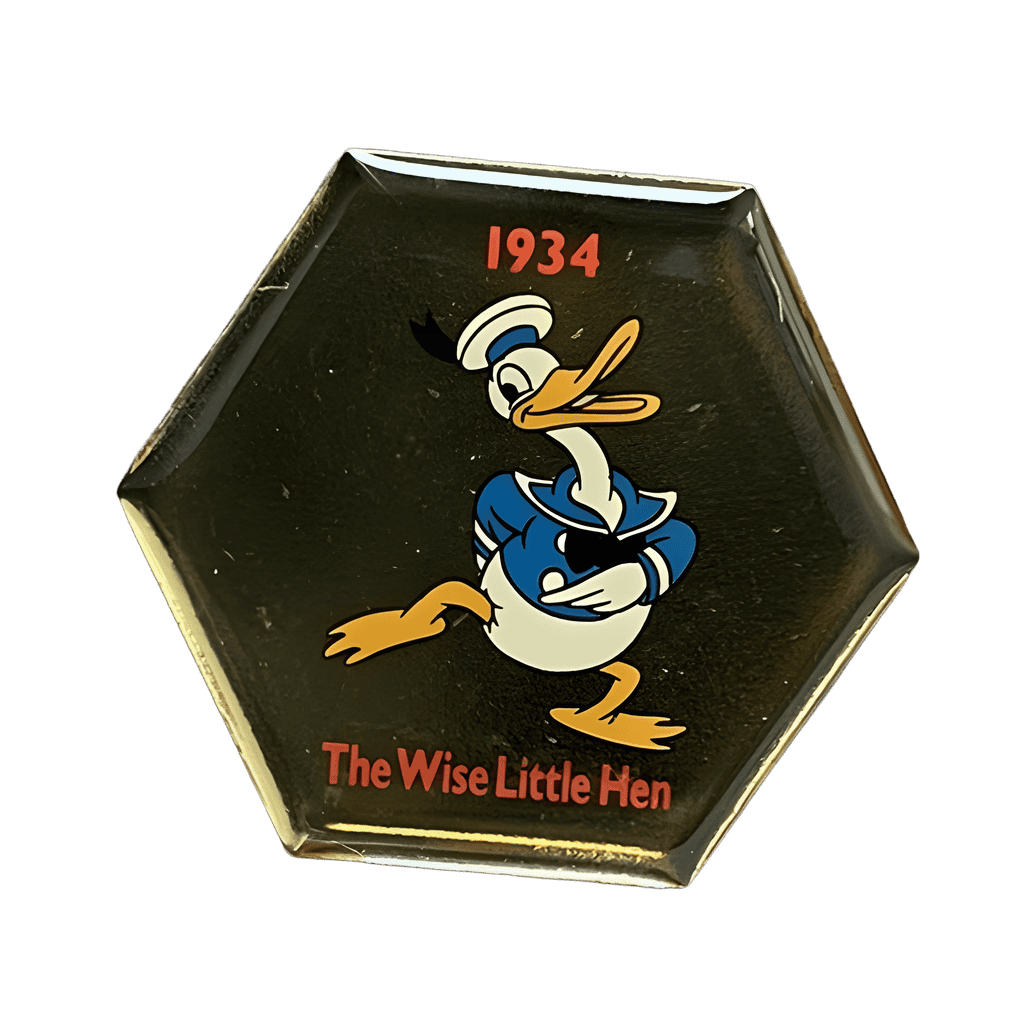 Donald in The Wise Little Hen Disney pin
