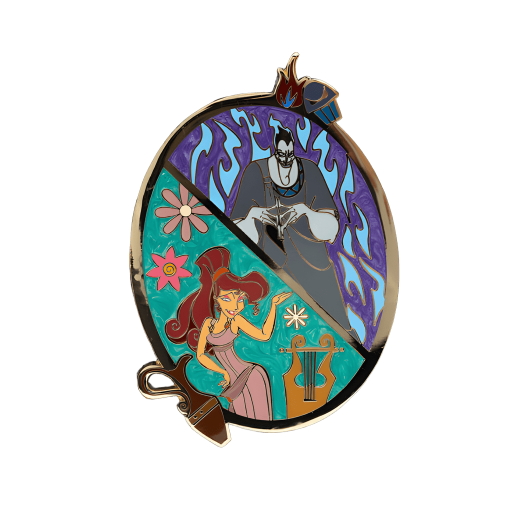 Hades and Megara Disney pin