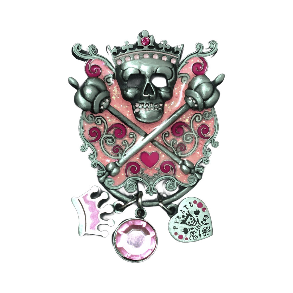 Pirate Princess Crest with Charms Disney pin