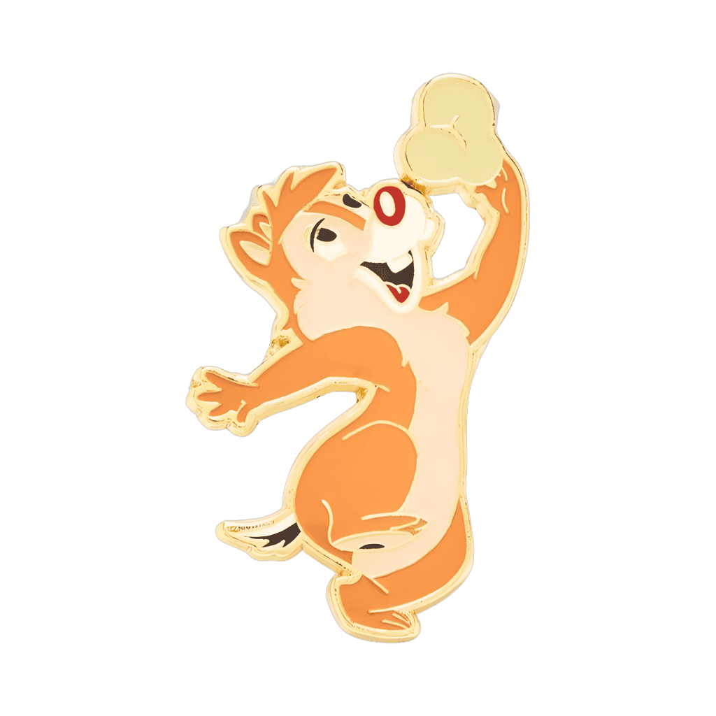 Chip 'n Dale with Popcorn Pieces Pin Set - Dale Disney pin