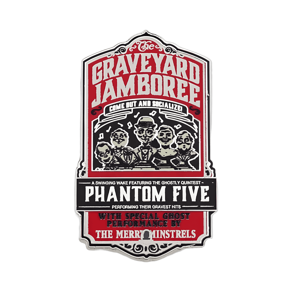 The Phantom Five - Graveyard Jamboree Disney pin