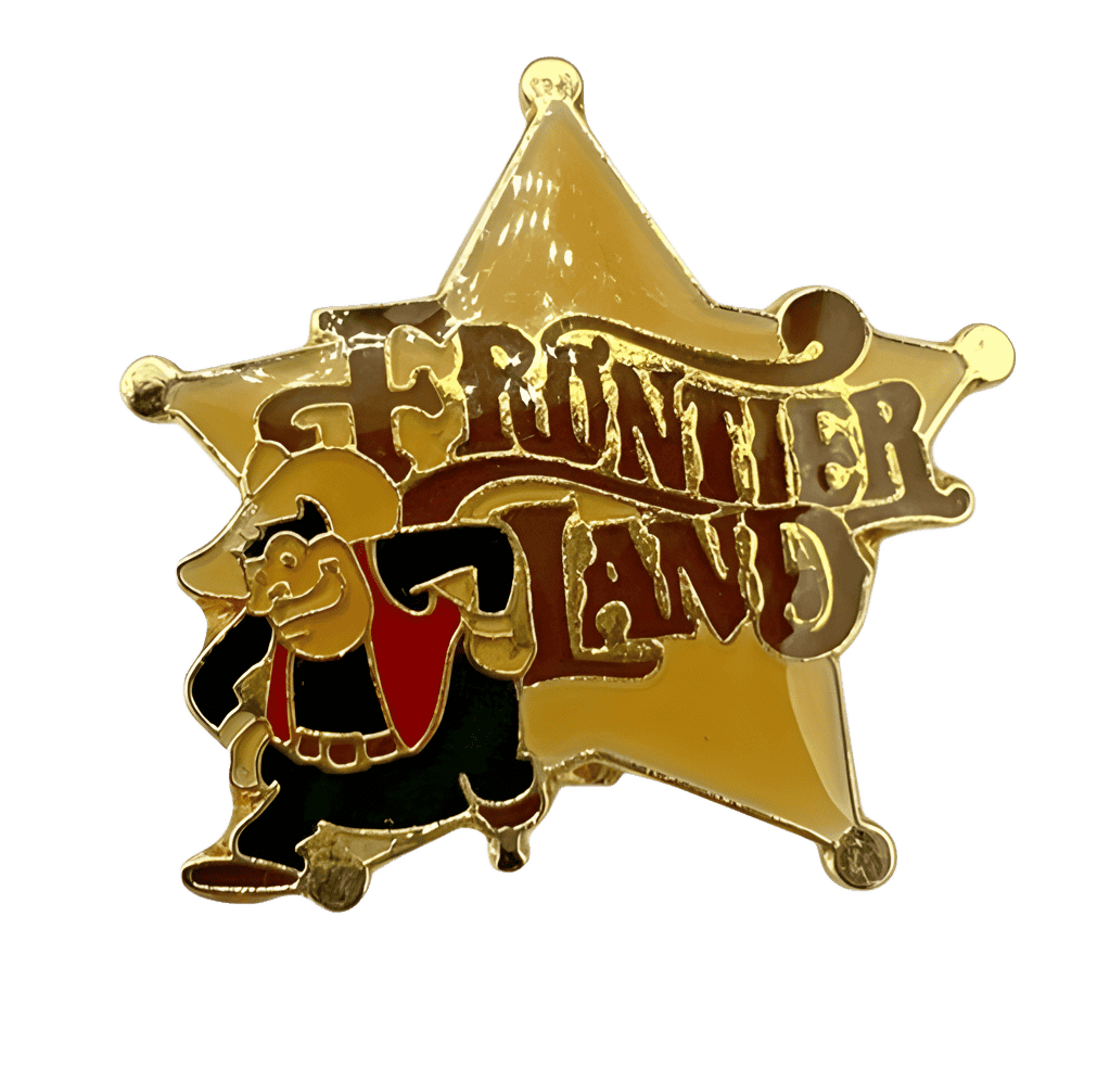 Frontierland Pete (Rounded Sheriff Star Re-release) Disney pin