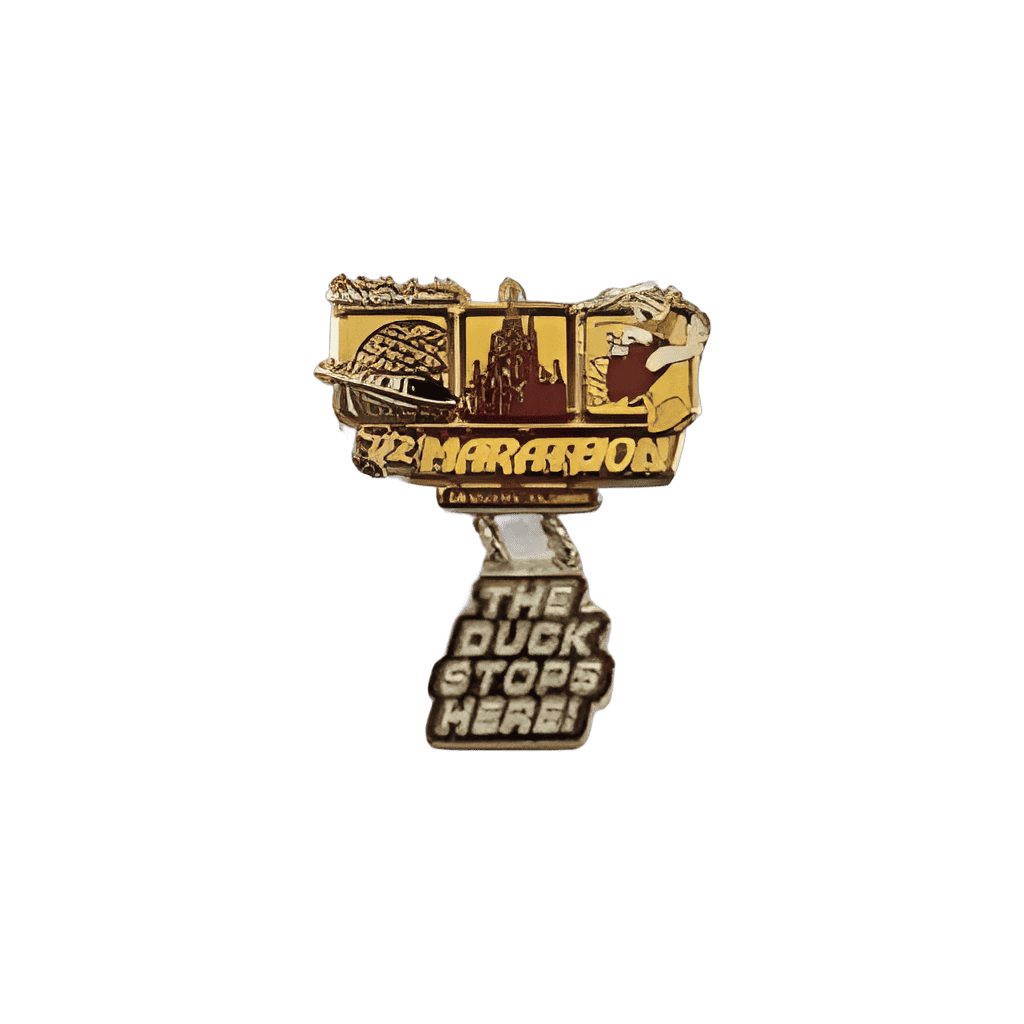 WDW 1/2 Marathon - The Duck Stops Here with Donald Duck Disney pin