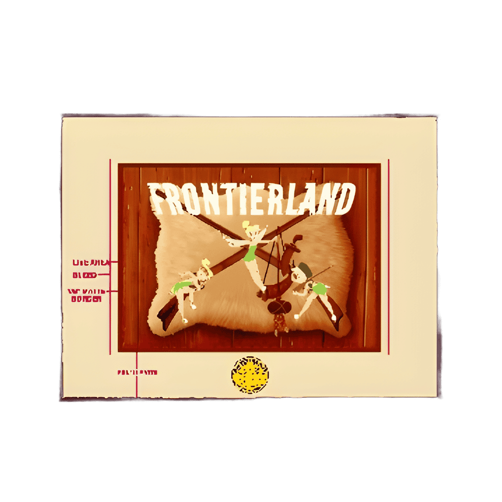 Frontierland Tinker Bell Small Framed Set Disney pin