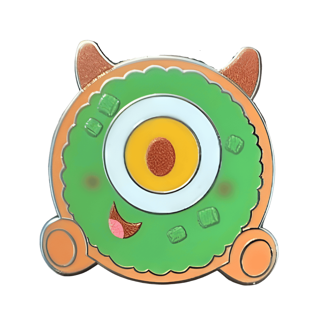 Mike Wazowski Avocado Breakfast Bagel Disney pin