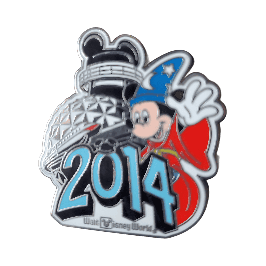 Starter Lanyard Set - Sorcerer Mickey - Earful Tower, Spaceship Earth, Monorail Disney pin