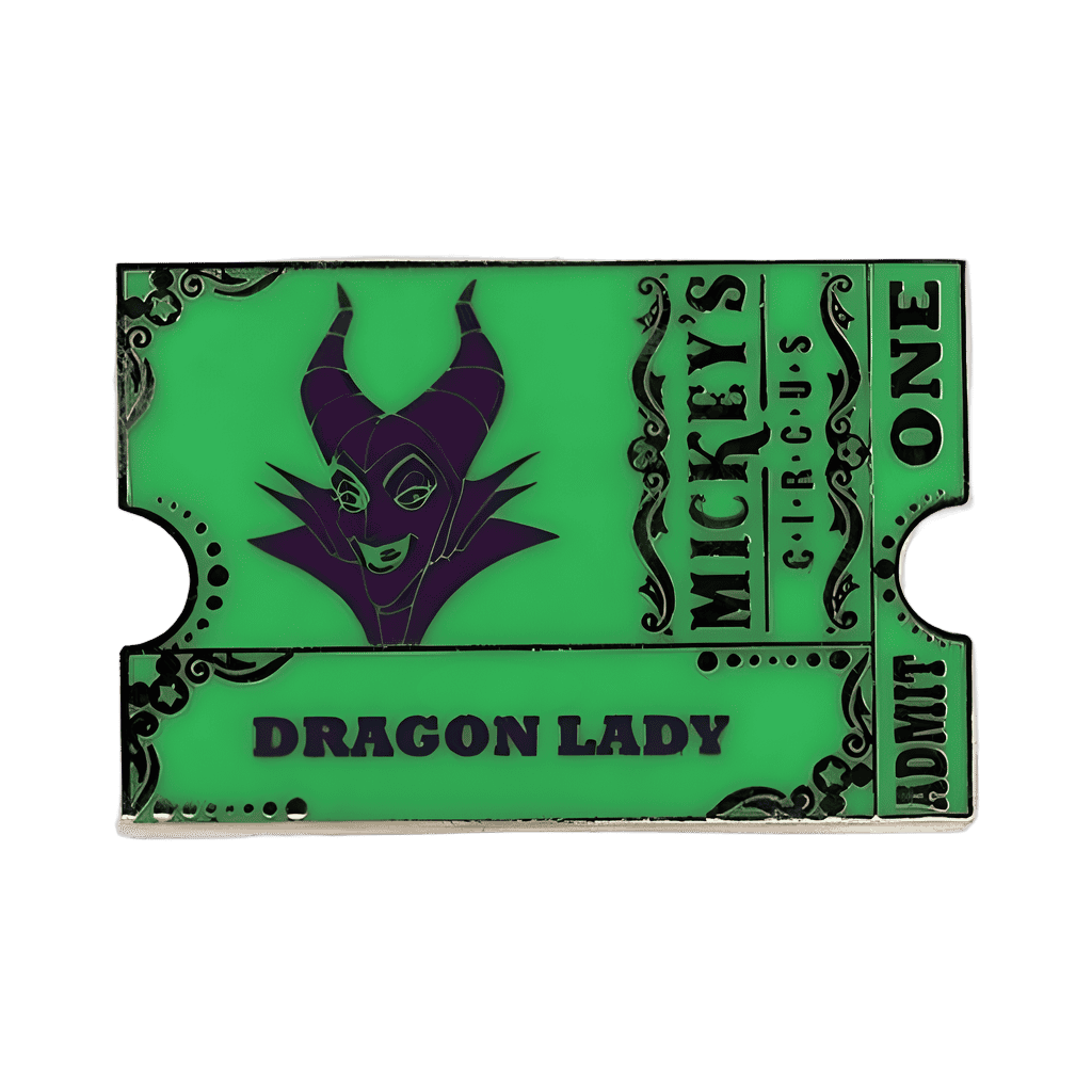 Maleficent as Dragon Lady Ticket CHASER Disney pin