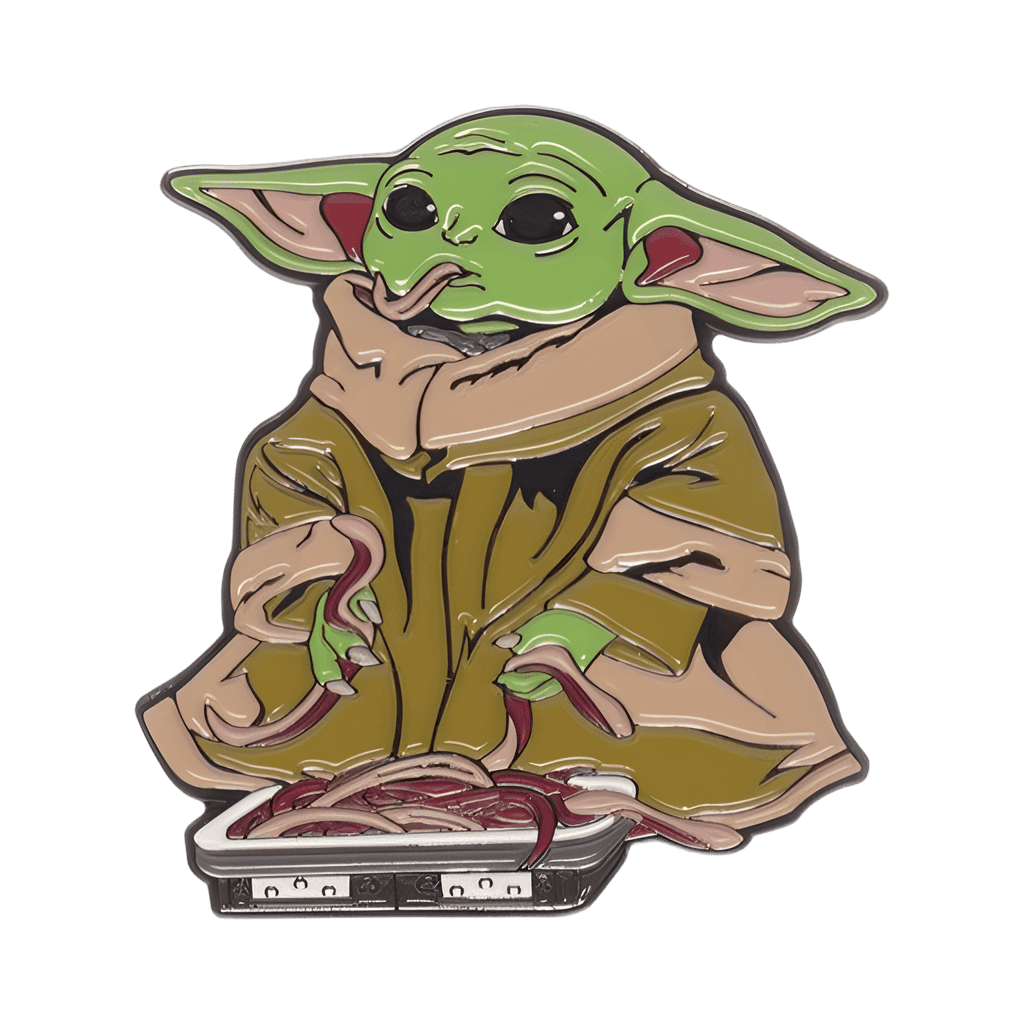 Grogu Eating Tentacle Snack Disney pin