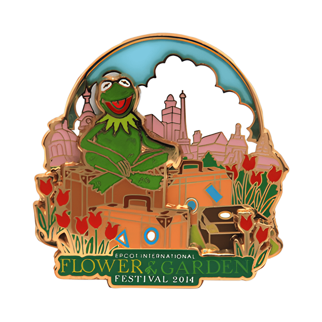 Kermit Topiary Disney pin
