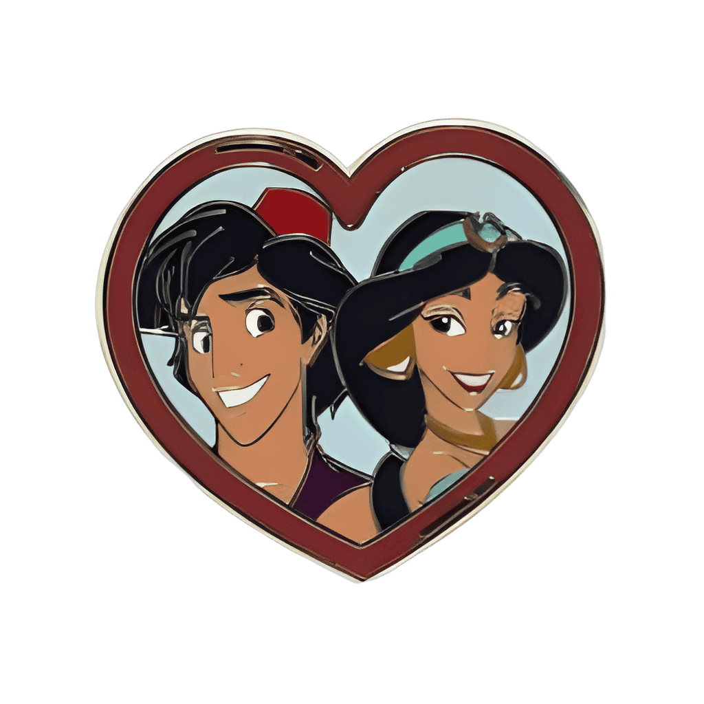 Jasmine & Aladdin Disney pin
