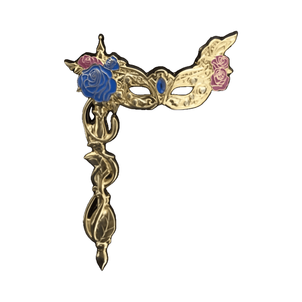 D23 Expo 2019: Couples Boxed Set — Aurora's Rose Mask Disney pin