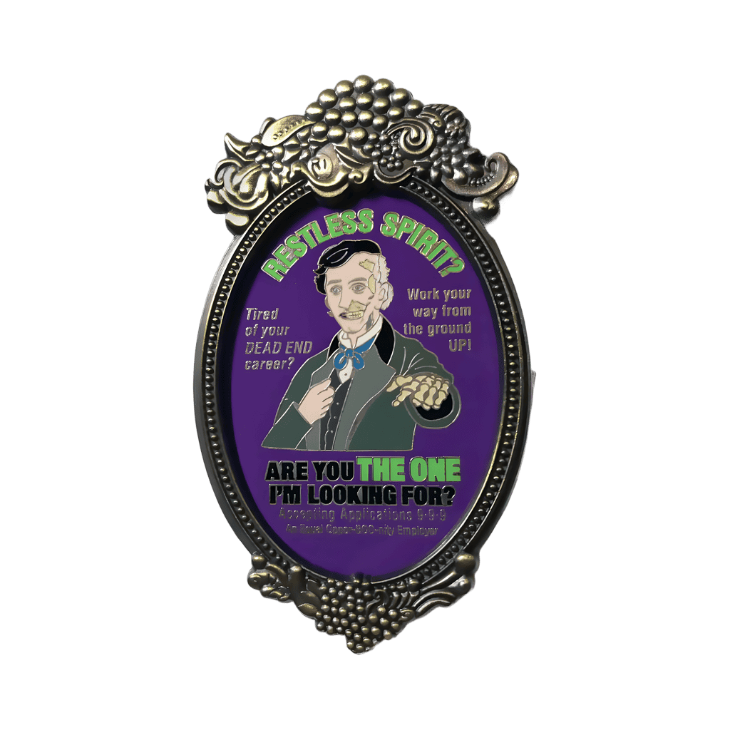 Restless Spirit? - The Aging Man Disney pin