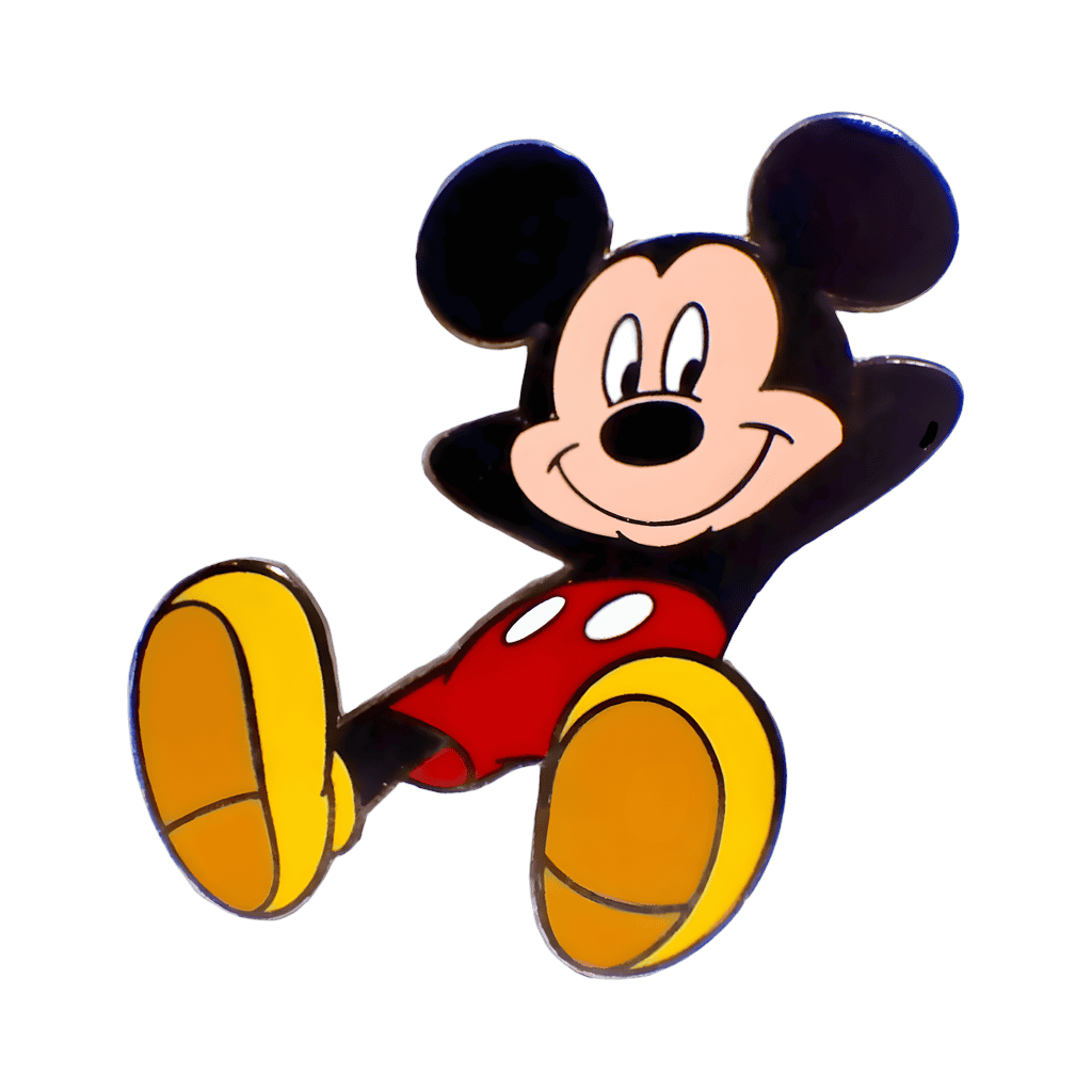 Mickey Lying Down Disney pin