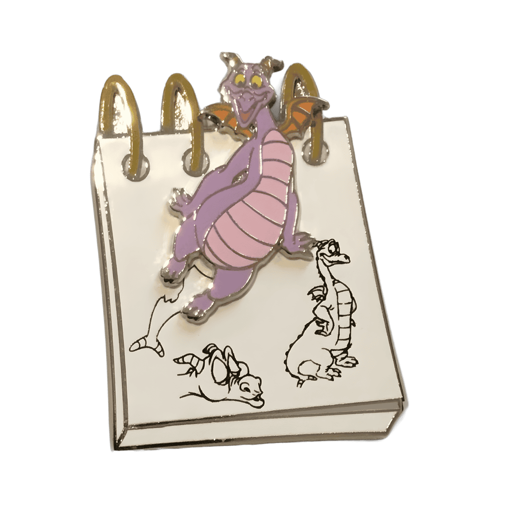 Figment Sketch Pad Disney pin