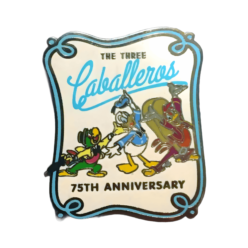 The Three Caballeros 75th Anniversary Disney pin