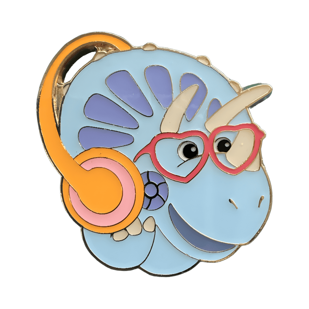 Trixie with Headphones Disney pin