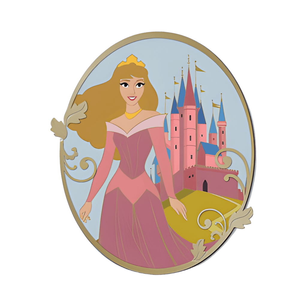 Aurora and Castle Disney pin