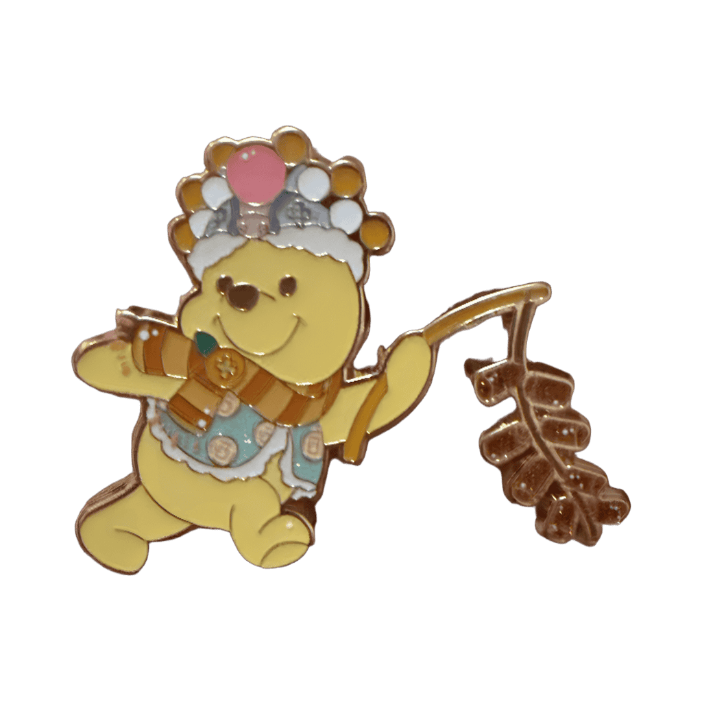 Winnie the Pooh Year of the Horse Waving Chimes Disney pin