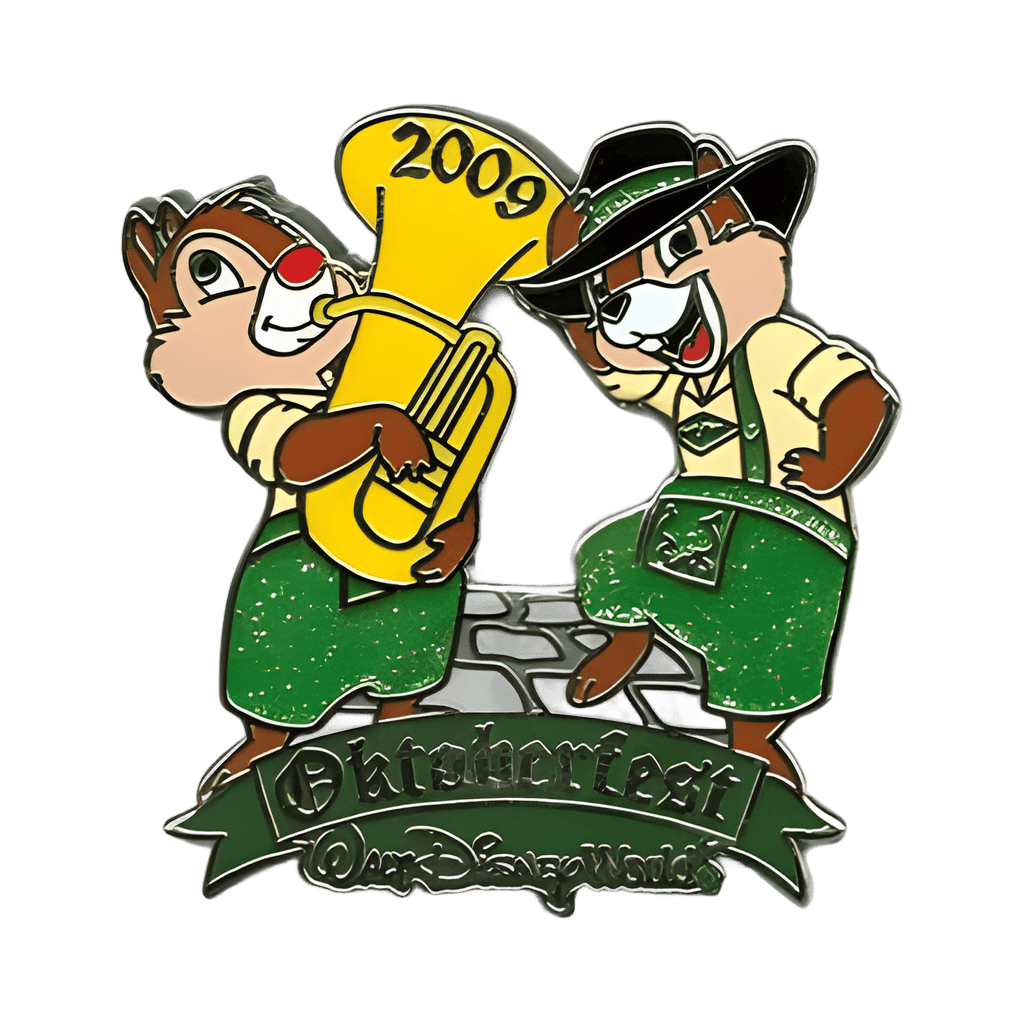 2009 - Chip and Dale in Lederhosen Disney pin