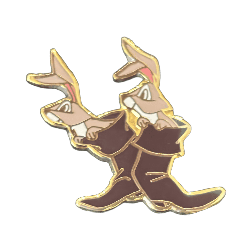 Aurora's forest friends in boots Disney pin