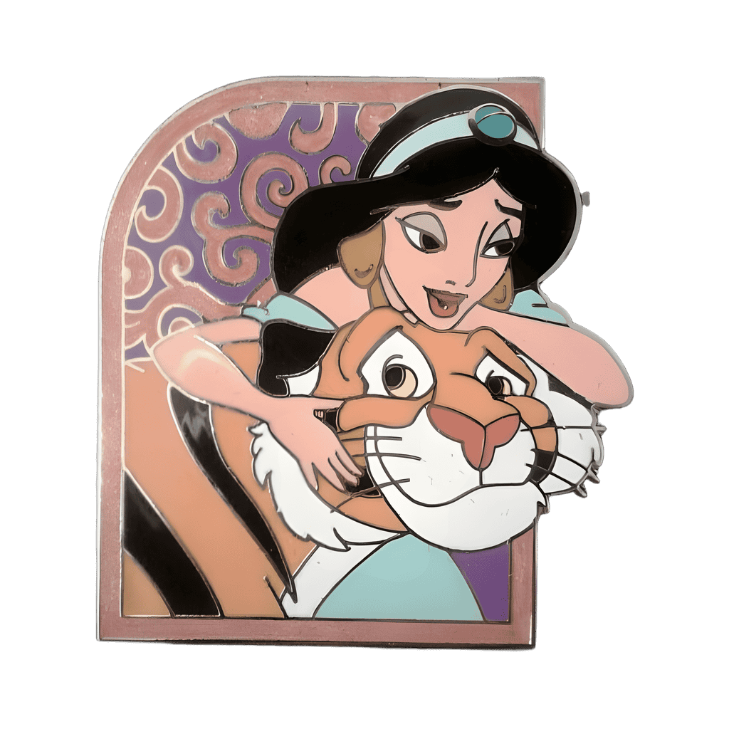 Jasmine and Rajah Disney pin