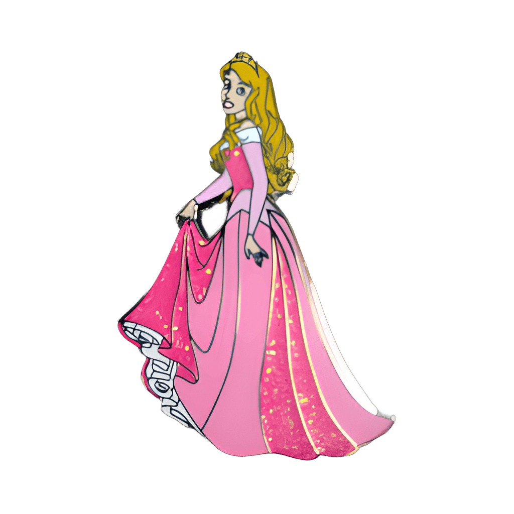 Aurora Lifting Her Skirt Disney pin