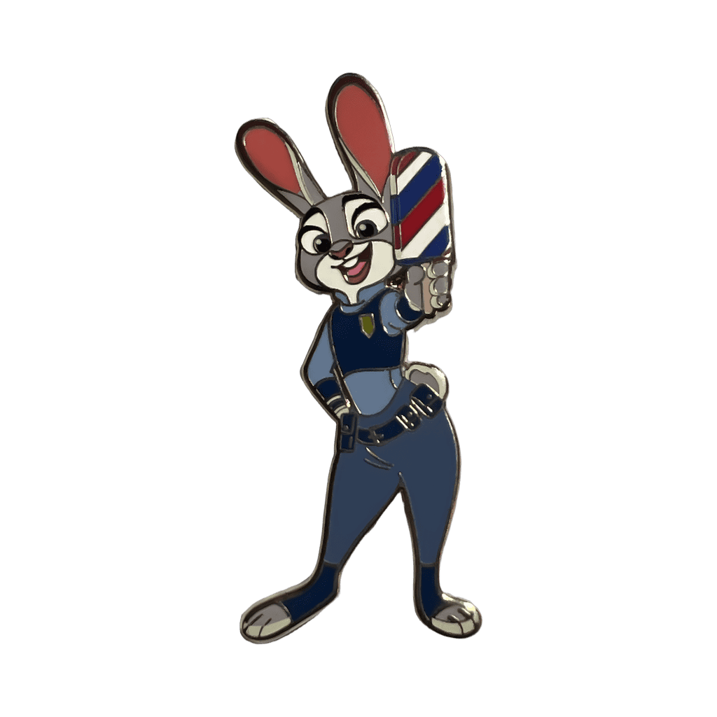 Judy Hopps with popsicle Disney pin