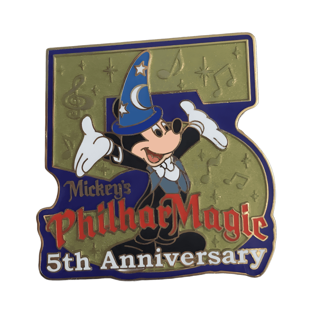Mickey's Philharmagic 5th Anniversary Disney pin