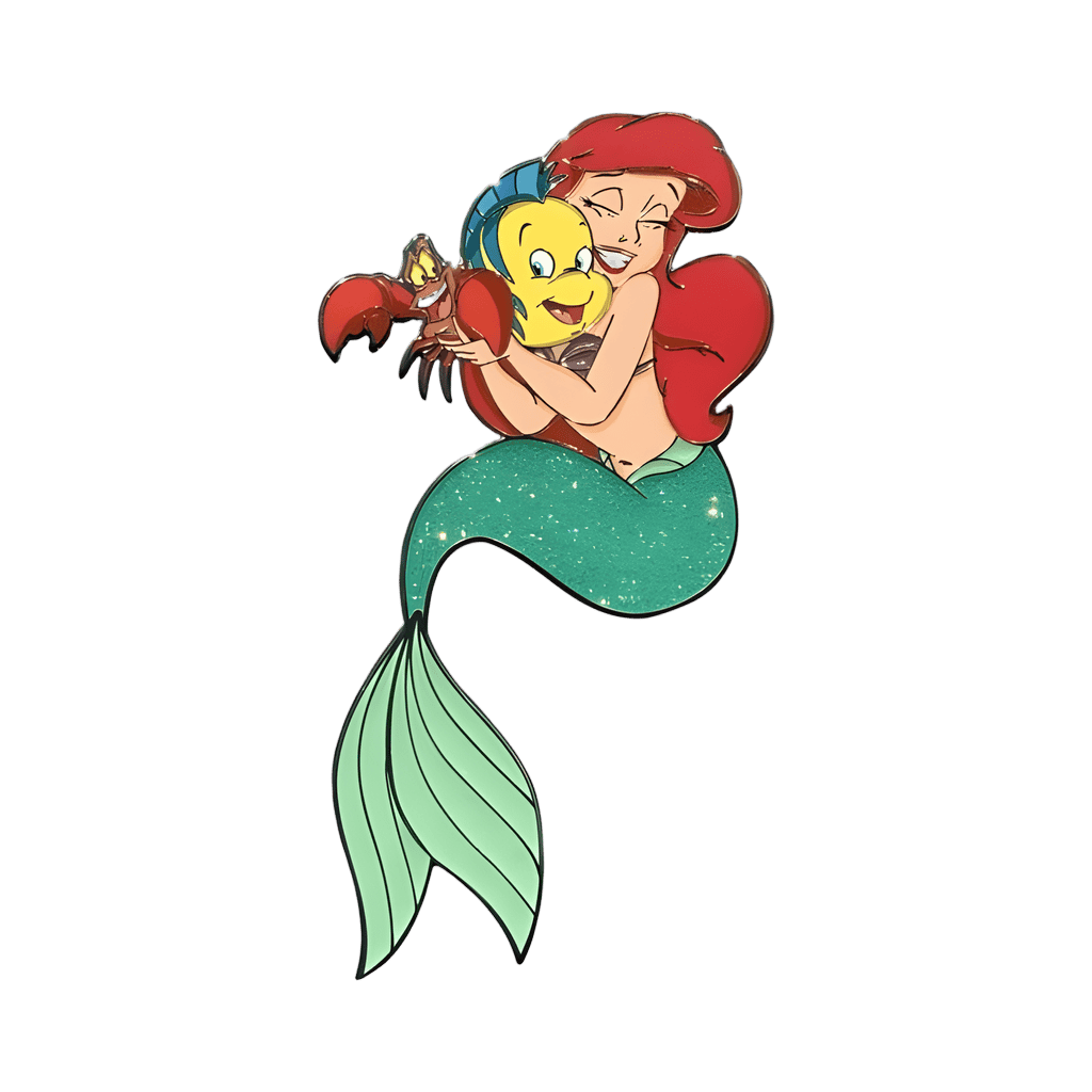 Ariel, Flounder & Sebastian Disney pin