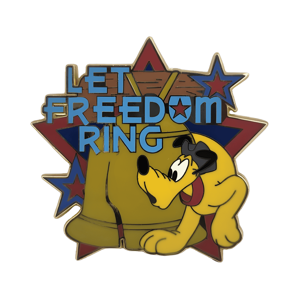 Let Freedom Ring - Pluto with Liberty Bell Disney pin