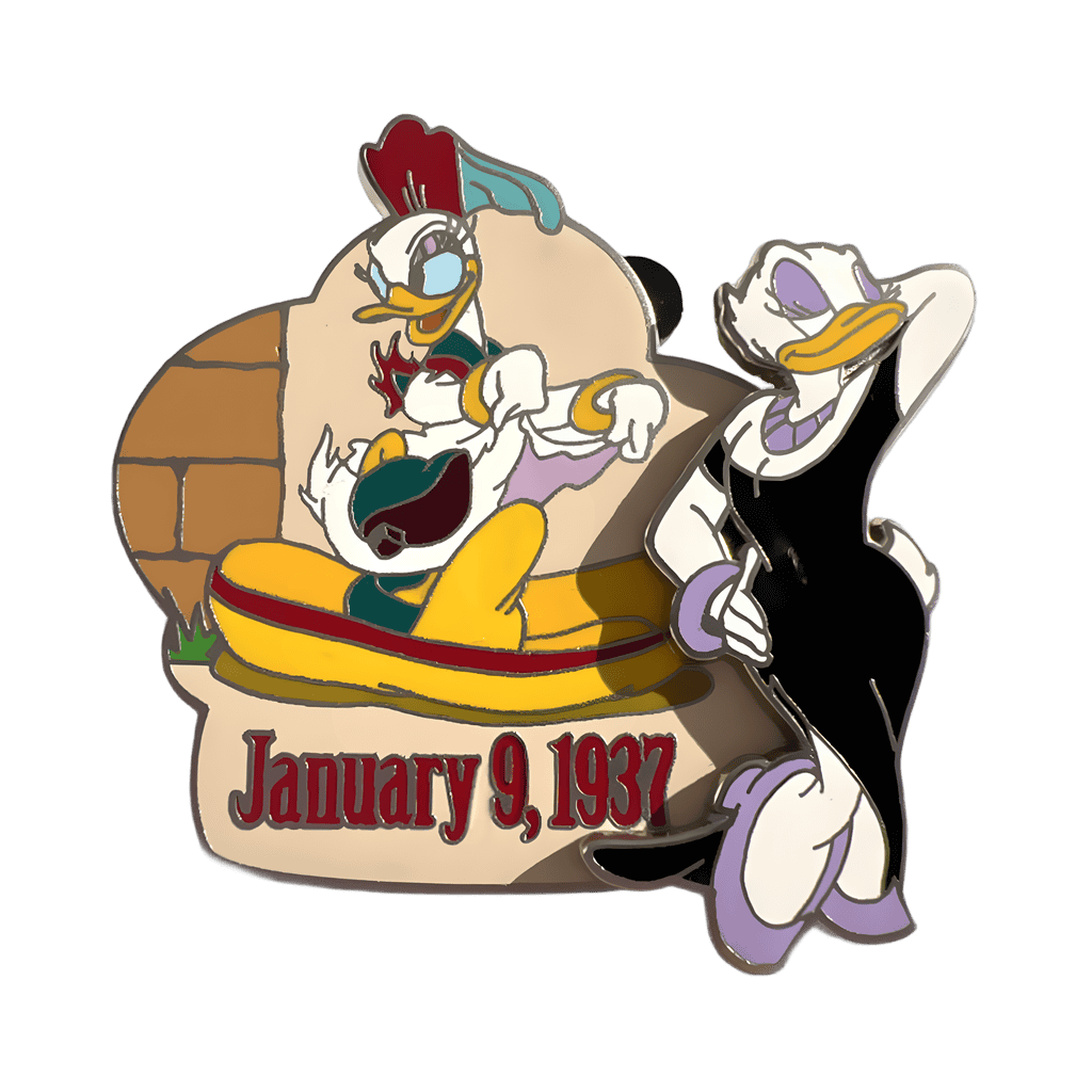 Donna/Daisy Duck’s 65th Anniversary (Jan 9, 2002) Disney pin