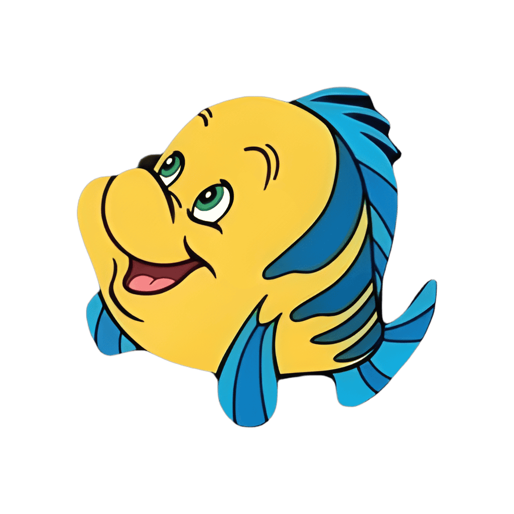 Flounder (M78) Disney pin