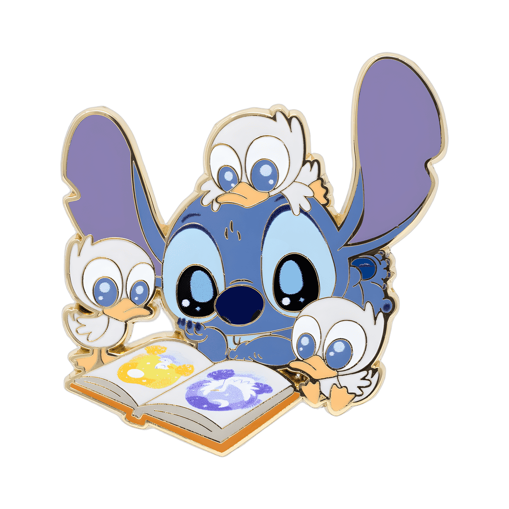 Stitch with Ducklings Disney pin