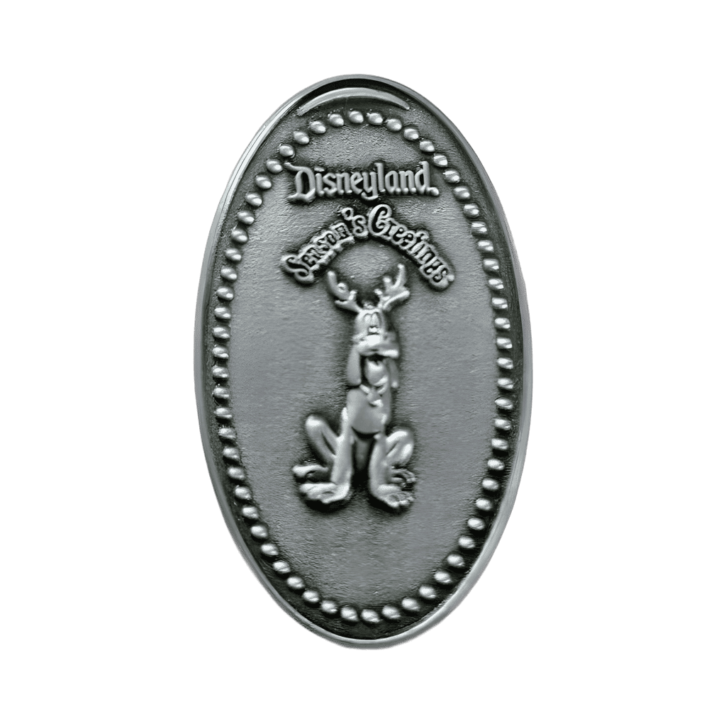 Pluto as a Reindeer Disney pin