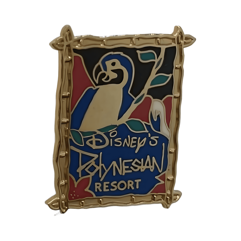 Vintage Parrot Resort Logo Disney pin