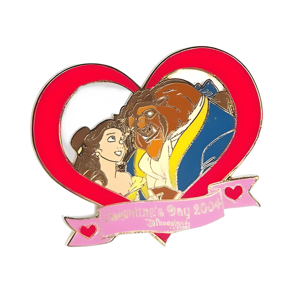 Belle and Beast Disney pin
