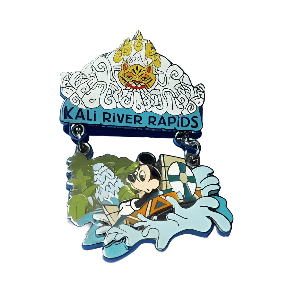 Kali River Rapids Dangle Disney pin